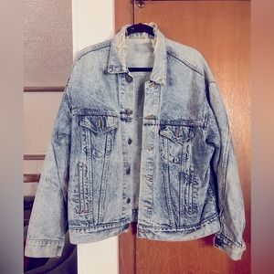 Vintage Acid Wash Jean Jacket